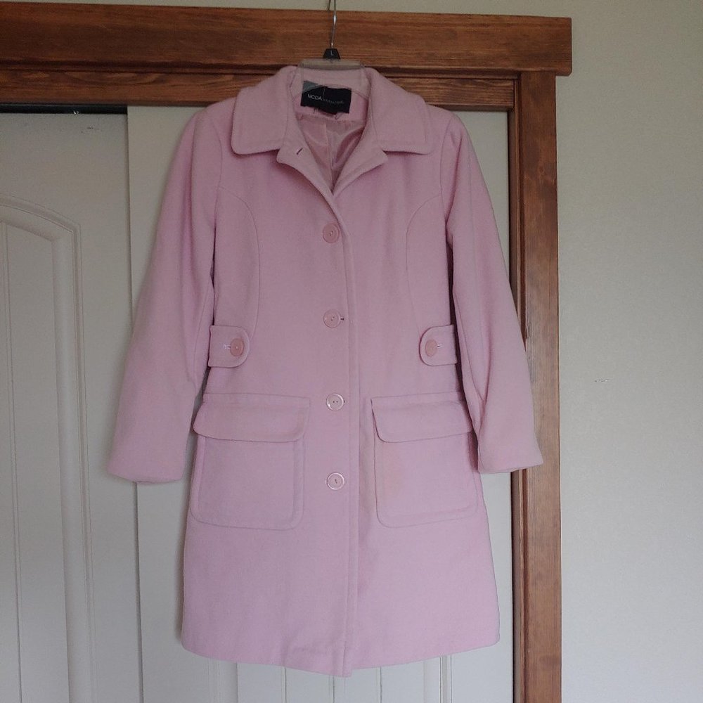 Light Pink Pea Coat